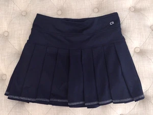 Gap girls tennis Skirt Size Large GapFit NAVY Skort Pleated Tennis EUC - Picture 1 of 4