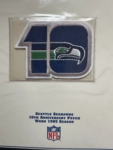 Seattle Seahawks 10th Patch Willabee Ward Anniversary Patch Collection NFL Card - Bild 1 von 3