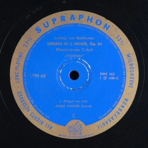ANNIE FISCHER - Beethoven - Sonate C-Dur op. 53 Waldstein - 10" - Bild 1 von 2