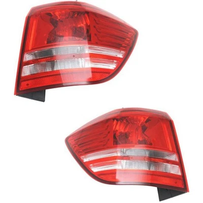 Tail Light Set For 2009-2018 Dodge Journey Left and Right Outer Halogen CAPA 2Pc - Image 1 of 4