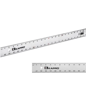 Kapro - 308 Straight Edge Ruler - ⅛” and 1/16” Increments - Contractor Grade ... - Picture 1 of 5