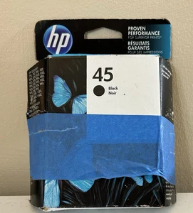 HP 45 Black Ink Cartridge Genuine Original 51645A Expired - Picture 1 of 4