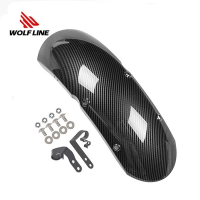 WOLFLINE Mudflap Fenders Wheel Cowls Mud Guard For Kawasaki Z 900RS 2018-2023 - Image 1 of 3