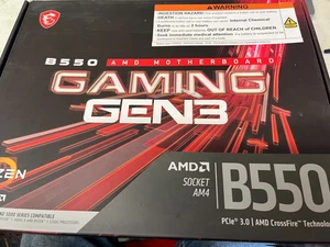  MSI B550 GAMING GEN3 AMD B550 Sockel AM4 ATX Mainboard - Bild 1 von 1