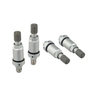 TPMS Aluminum Valves Set of 4 Ideal for Maintaining For Tesla For Tires - Picture 1 of 12