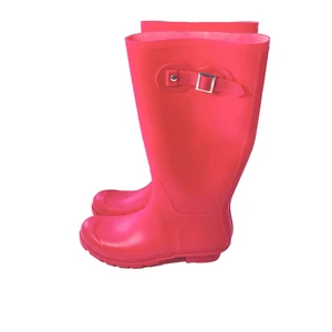 Itasca Rain Boot Womens 10 Hot Pink Tall Garden Gardening Knee High Galoshes - Picture 1 of 14