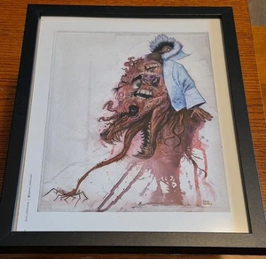 Dave Crosland John Carpenter's The Thing Framed 9"x12" A4 Sized Horror Print Art - Picture 1 of 14