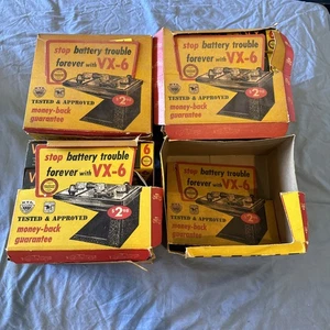 4 SELTENE Vintage Batterie Additiv VX-6 Kiste mit 12 mit NASCAR Lee Petty Poster - - Bild 1 von 2
