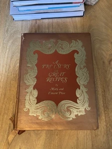 VTG 1965 Book Treasury of Great Recipes Mary & Vincent Price First Print Monster - Picture 1 of 24