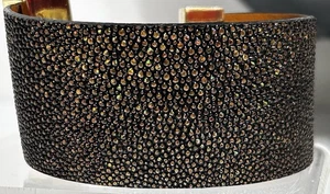 Leighelena Armband Leder Jigsaw lila/gold/braun - Bild 1 von 8