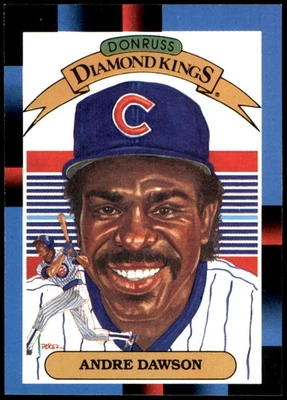 Andre Dawson 1988 Donruss #9 Chicago Cubs MLB LEIA FRETE GRÁTIS AutographDen - Imagem 1 de 2
