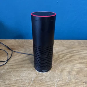 Amazon Echo Plus 1st Gen Smart Speaker Black SK705DI w/ Cord Tested - Picture 1 of 7