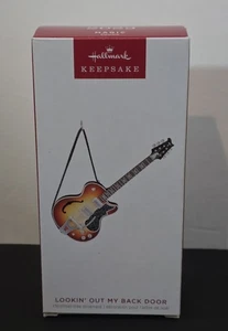 2023 Hallmark Keepsake Ornament Lookin’ Out My Back Door Guitar Magic Sound - Picture 1 of 8