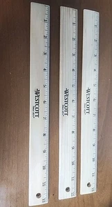 Westcott 10381 Holzlineale 12 Zoll Packung mit 3 Linealen - Bild 1 von 4