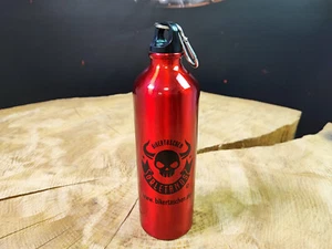 Benzinflasche Aluminium 800ml glänzend rot Skull Orletanos Alu Flasche benzin - Bild 1 von 9
