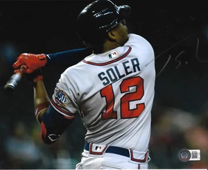 JORGE SOLER signed ATLANTA BRAVES 8X10 photo (WORLD SERIES MVP) w/ COA BECKETT - Picture 1 of 2