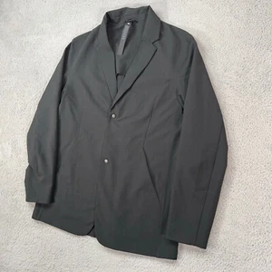 Lululemon Jacket Mens Large Black New Venture Button Front Blazer Sport Coat - Picture 1 of 15