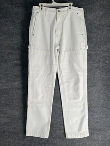 Abercrombie & Fitch Hose weiß Herren 30x32 Doppelknie Zimmermann Baggy locker - Bild 1 von 17