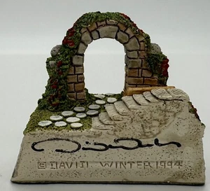 David Winter Cottages Winter ARCH 1994 Studios signiert von David Winter Echtheitszertifikat & Box - Bild 1 von 7