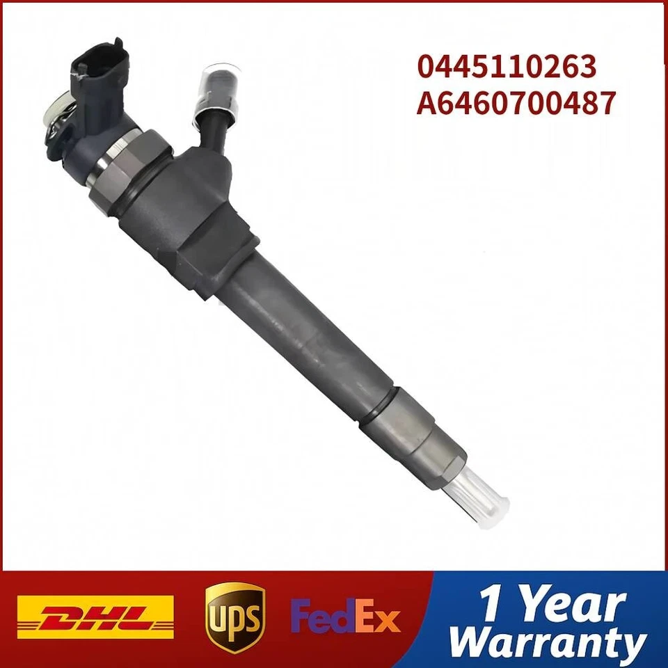 Inyector de combustible A6460700487 0445110263 para Mercedes Benz W639 Viano Vito Mixto Foto 1 de 4