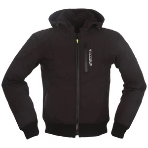 Herren Motorrad Hoodie Jacke XS - Modeka Clarke - wasserdicht Touring schwarz - Bild 1 von 4