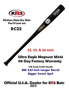 KR3 RC22 34 in Eagle Magnum ULTRA Baseball Composite Wood Bat 90 Day Warranty - Picture 1 of 7