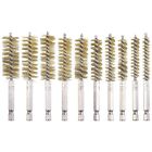 10 Pack Bore Brush for Drill, Brass Bore Brush Drill, Stainless Steel Bore Cl...