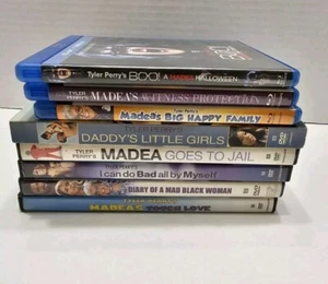 Tyler Perry 5 DVD 3 bluray Lot Madea Goes To Jail Happy Family Diary I Can Do - Picture 1 of 1