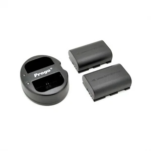 2x LP-E6 Battery and Dual Channel USB Charger for Canon EOS 5D Mark II Mark III