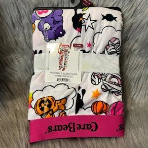 Pantalones de pijama Care Bears Halloween para mujer talla pequeña 4-6 pantalones para dormir bolsillos pijamas - Imagen 1 de 5