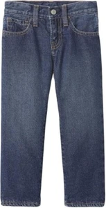 GAP Kids Boy's Fleece Cozy Lined Original Blue Jeans - Dark Wash - Size 10 - Picture 1 of 2