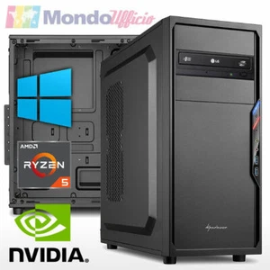 PC Computer AMD RYZEN 5 5500 - Ram 32 GB - SSD M.2 1 TB - GT 730 - Windows 10/11 - Foto 1 di 1