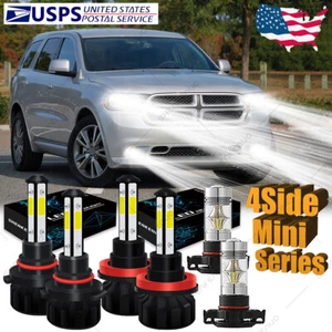 Para Dodge Durango 2011 2012 2013 - Faros LED + Combo Luz Antiniebla 6x Bombillas V5B - Imagen 1 de 12