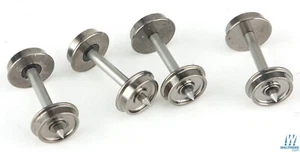 NEW Walthers Proto 33 Turned Metal Wheelsets w/Metal Axles (100) HO FREE US SHIP - Picture 1 of 2