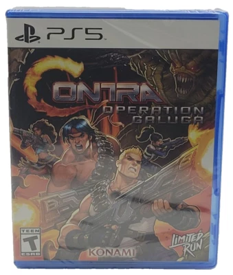 Contra Operation Galuga PS5 Nuovo Sigillato Playstation 5 Limited Run Giochi US