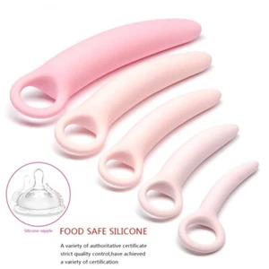 5 Tamaño de silicona Spreader Dilator Plug Expander Bondage Chastity para Mujeres Regalo - Imagen 1 de 17