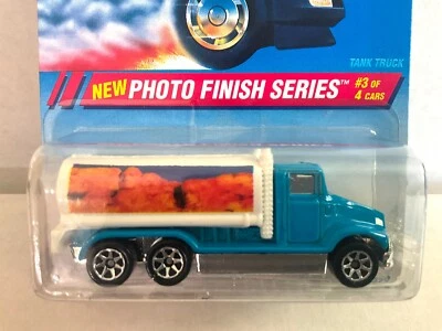 Hot Wheels TANK TRUCK 1995 Photo Finish #333 - Mount Rushmore Graphics - Blue - Image 1 of 4