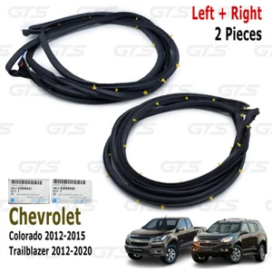 Front L+R Weatherstrip Door Rubber Seal For Chevrolet Colorado '13 '19 - Picture 1 of 10