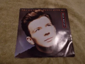 RICK ASTLEY She Wants To Dance With Me / instr. 7" 45 - Picture 1 of 1