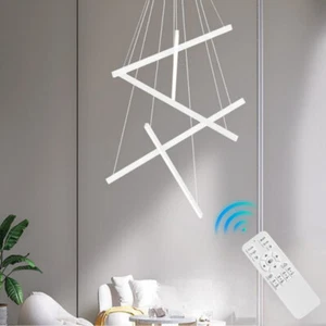 LED Lamp White Pendant Light Bedroom Ceiling Lights Kitchen Chandelier Lighting - Picture 1 of 6