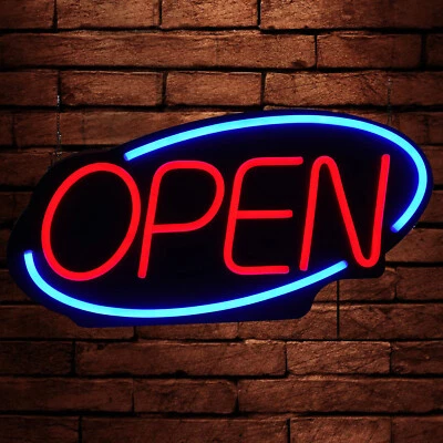 Large LED Open Sign Neon Light Bright for Restaurant Bar Pub Shop Store Business - Image 1 of 4