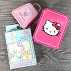 Vintage Sanrio Hello Kitty Lot NEW Puzzle with Empty Watch Box and Bubblegum Tin