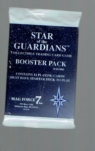 1x Paquete de refuerzo de 14 cartas Mag Force 7 Star of the Guardians 1995 sin abrir y sellado - Imagen 1 de 1