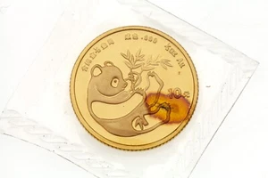 1984 1/10 Oz. .999 Gold Mint Sealed China Panda BU Condition - Picture 1 of 4