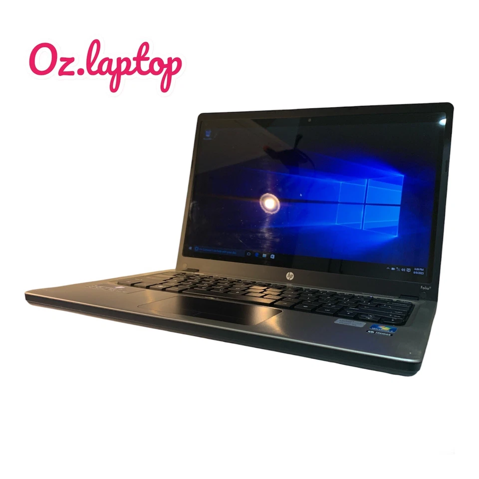 HP Folio 13-1016TU Laptop 13.3" i3-2367M| 1.60GHz| 4GB RAM| 128SSD| Win 10 Pro - Image 1 of 4