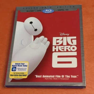Big Hero 6 Blu-ray Ryan Potter  Scott Adsit  Maya Rudolph T.J. Miller Alan Tudyk - Image 1 of 4