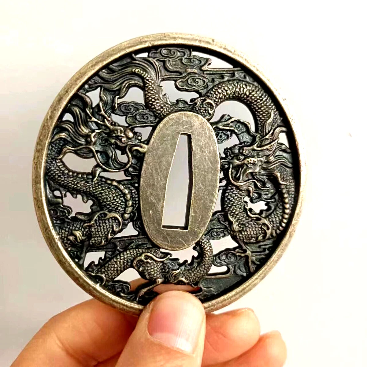 古董日本刀镡| eBay