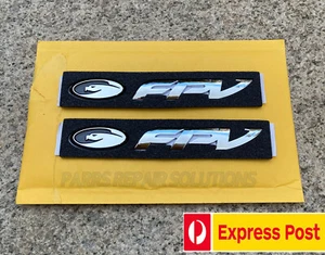 Side Guard + Rear Boot FPV Badge For Ford BA BF SX SY Falcon Territory - Picture 1 of 3