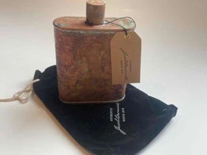 Jacob Bromwell Freedom Flask Hammered Copper 12oz Antique Patina Hand Made New - Picture 1 of 4