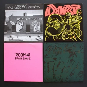 Punk Metal Lot 7" Vinyl DIRT Render Useless Great Brain Superman Room 41 Garage - Picture 1 of 24